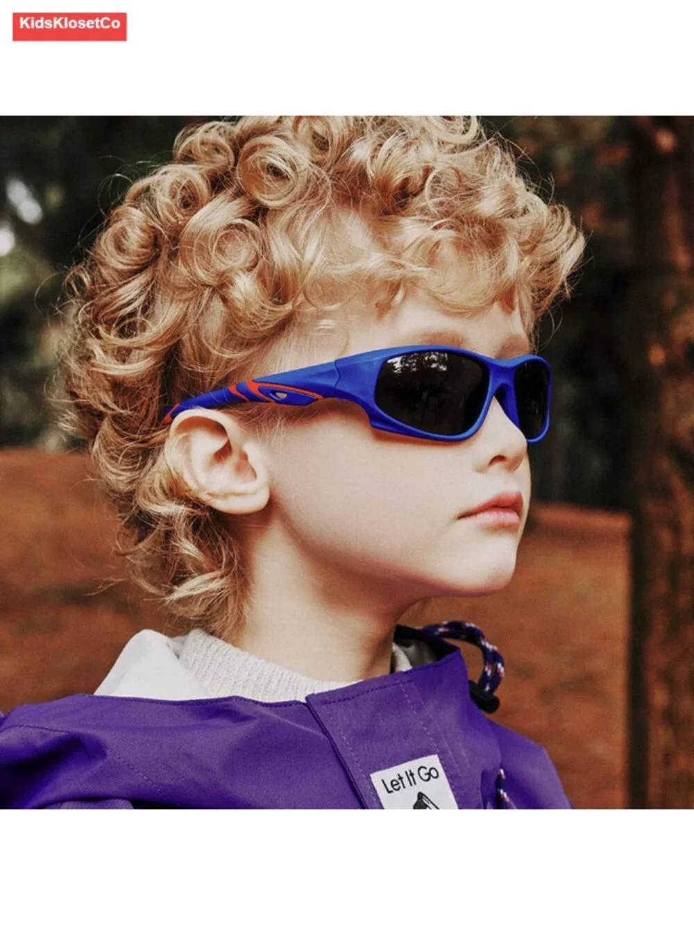 Polarized Youth Sports Sunglasses with Strap - Unbreakable Flexible